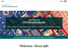 Tablet Screenshot of christmasseals.net